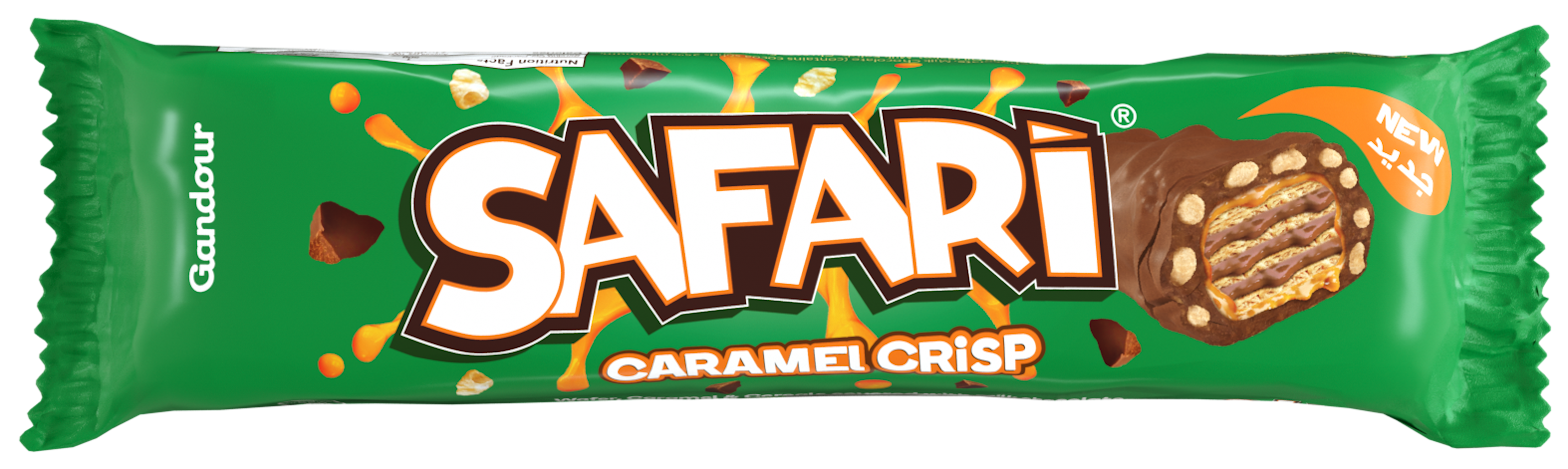 safari caramel chocolate bar